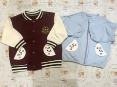 【90㎝】GU シナぷしゅ　アウター　ブルゾンジャケット２点セット　まとめ売り