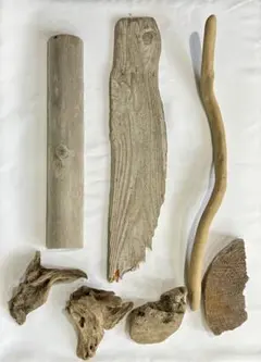 大きな流木セット　ハンドメイド　インテリア　オブジェ　工作材料　パーツ