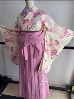 キャサリンコテージ 簡単袴セット 肌襦袢付き 160 華こっぽり 卒業式