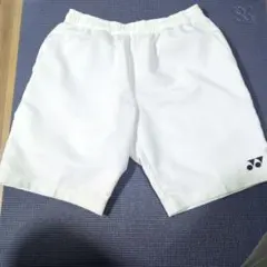 YONEX ホワイト ハーフパンツ JP-M　レディース
