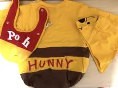 BABYDOLL プーさん ロンパース フリーサイズ 70-80cm