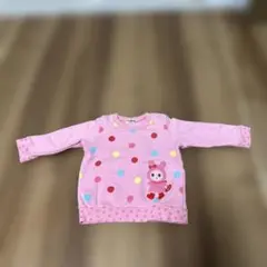 MIKI HOUSE Hot Biscuits ピンクのトレーナー