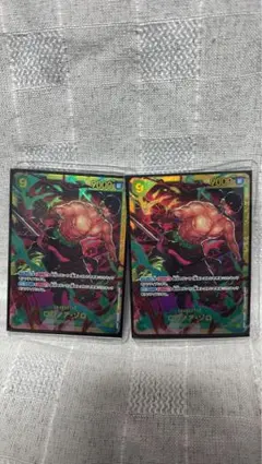 ワンピースカード　ロロノア・ゾロ SEC OP06-118 2枚