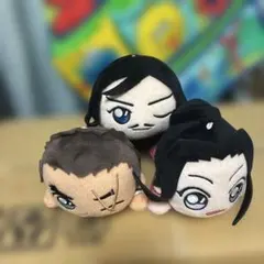 名探偵コナン 寝そべり　ぬいぐるみ 県警の黒い闇 3体セット