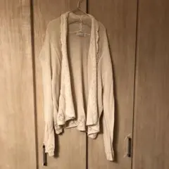 アースミュージックアンドエコロジー　レース　透かし編み　カーディガン