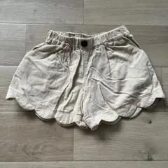 コーデュロイ スカラップ ショートパンツ 90cm
