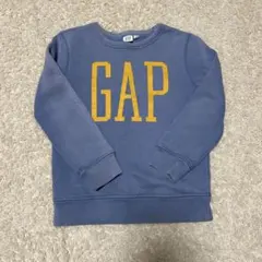 GAP 裏起毛キッズ トレーナー S (6-7歳) ブルー