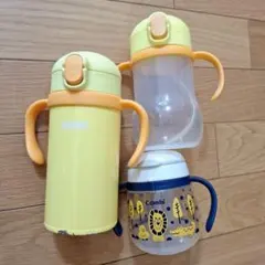 コンビ　ラクマグ　サーモス　ストローマグ3点セット　魔法瓶