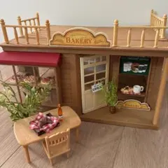 シルバニア　森のパン屋さん　廃盤品　ベーカリー　ミニチュアハウス　ドールハウス