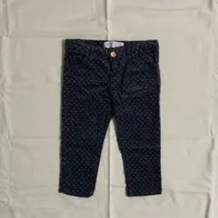 ZARAbaby ドット柄 コーデュロイ パンツ