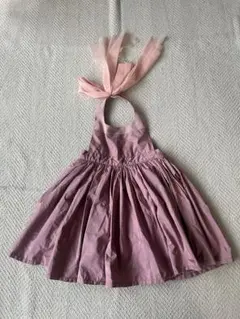 【美品】MARLMARL お食事エプロン　ピンク　ベビーサイズ　80〜90cm