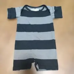 agnis b. ストライプロンパース 6 mois