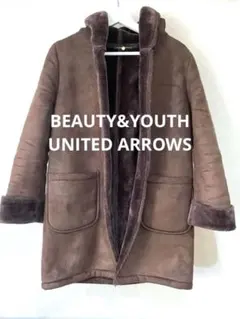 【美品】 BEAUTY&YOUTH ムートンコート ユナイテッドアローズ M