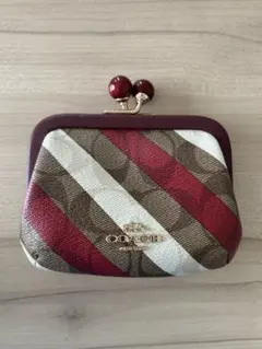 コーチがま口財布