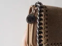 STELLA McCARTNEY ベージュ三つ折り財布