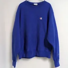 Champion Reverse Weave M ブルー トレーナー