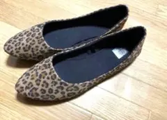 H&M レオパード柄パンプス　フラット