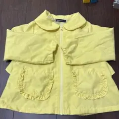 ムージョンジョン　イエローフリルジャケット　110