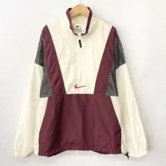 90s NIKE ナイキ 銀タグ センタースウォッシュ刺繍 ナイロンジャケット