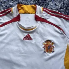 美品2006 adidasスペイン代表 シャツ 白