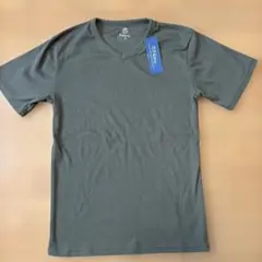 Navy Vネック Tシャツ DKキミドリ Mサイズのサムネイル