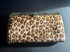 ✨【即発送可】【長財布】レオパード財布　状態良好