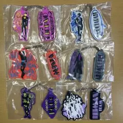 一番くじ　ジョジョの奇妙な冒険　黄金の風　 F賞ラバーチャーム　6種類セット