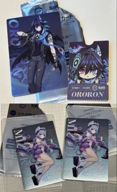 「コード使用済み」オロルン夢見月瑞希 原神 スシロー コラボメタリックカード