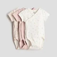 美品★H&M ロンパース　半袖　肌着　女の子のサムネイル