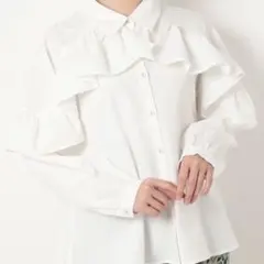 merry jenny ケープフリルブラウス
