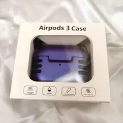 ◎ AirPods 3 ケース Airpods 第3世代 専用カバー パープル