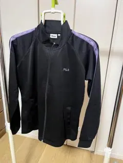 FILA ブラック ジップアップジャケット Lサイズ