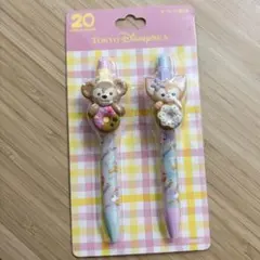 ダッフィー　リーナベル　ボールペン　フィルドウィズジョイ 20周年