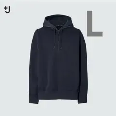 +J ドライスウェットハーフジップパーカ　Lサイズ