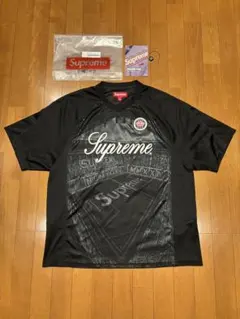 未使用」シュプリーム パウンド サッカージャージ(ラインストーン付き