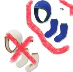 ノースフェイス ベビーキャップ＆レッグウォーマーセット