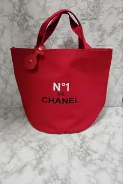 新品紙タグ付き　CHANEL N°1 DE CHANEL トートバッグ レッドのサムネイル