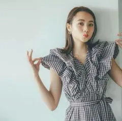 タグ付き　SNIDEL  ギンガムチェックワンピ 2025年最新】ワンピース ギンガムチェック snidelの人気アイテム