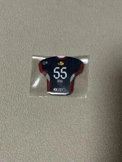 鹿島アントラーズ ユニフォーム型バッジ 55 植田選手