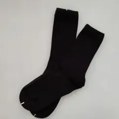 抗菌防臭加工 キッズソックス 19〜21cm 黒 2足