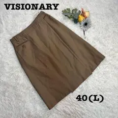 良品❤️VISIONARY/レディーススカート/茶色/40(L)/まきスカート