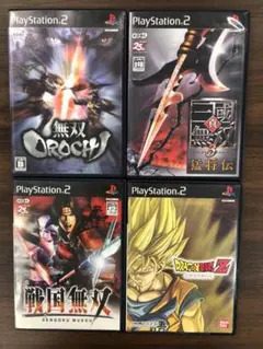 《PS2》無双OROCHI/真三國無双3 猛将伝 他2本 -セット⑫