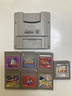 ※ジャンク品※スーパーゲームボーイ/ゲームボーイ用ソフト7本まとめ売り
