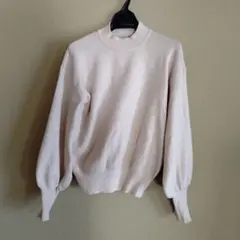 VIS ビス　クリーム色　ニット　セーター