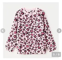 しまむら ハッピーバッグ ヒョウ柄 ピンク 長袖トップス パジャマ ハローキティ