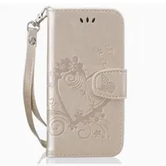 1点限り♡ iPhone13promax スマホケース 手帳型 ゴールド