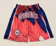 新品　NBA シクサーズ　バスケ　パンツ　ジョーダン　アイバーソン　コービー