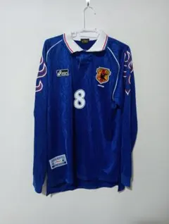サッカー日本代表1998年モデル 中田英寿 ユニフォーム 8番 - メルカリ