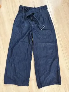 GU デニム ワイドパンツ XSサイズのサムネイル