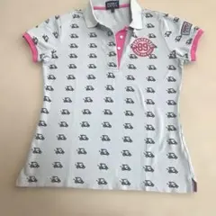 PEARLY GATES ゴルフカートプリントポロシャツ サイズ1